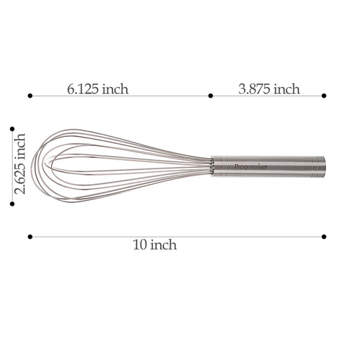 Prep Solutions 10" Stainless Steel Balloon Whisk - Image 2